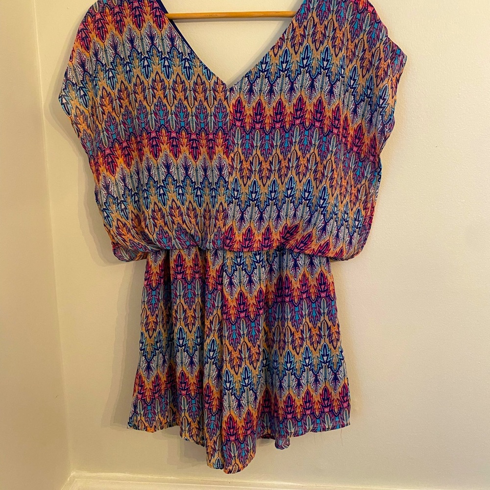 Womens Derek Heart Romper Size M